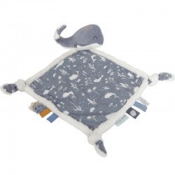 Doudou Baleine Ocean Blue